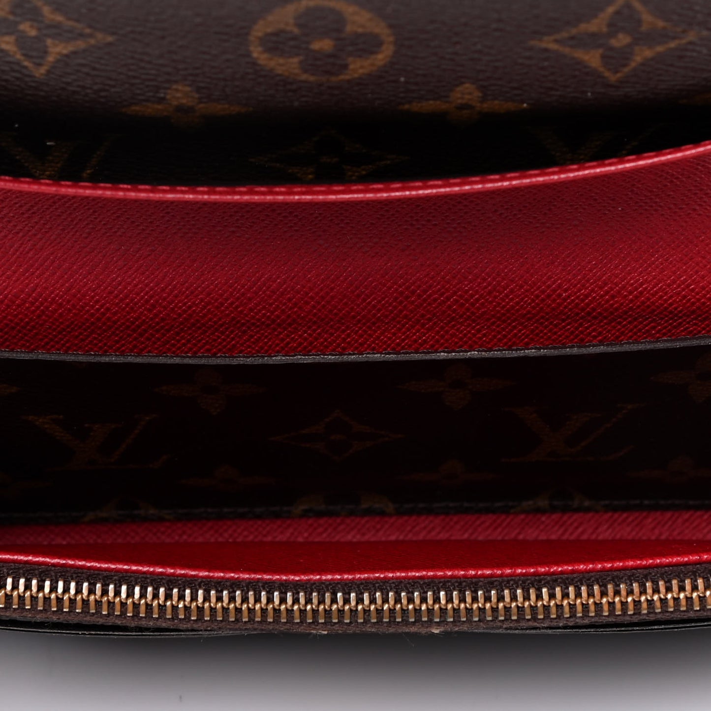Monogram Emilie Wallet Red
