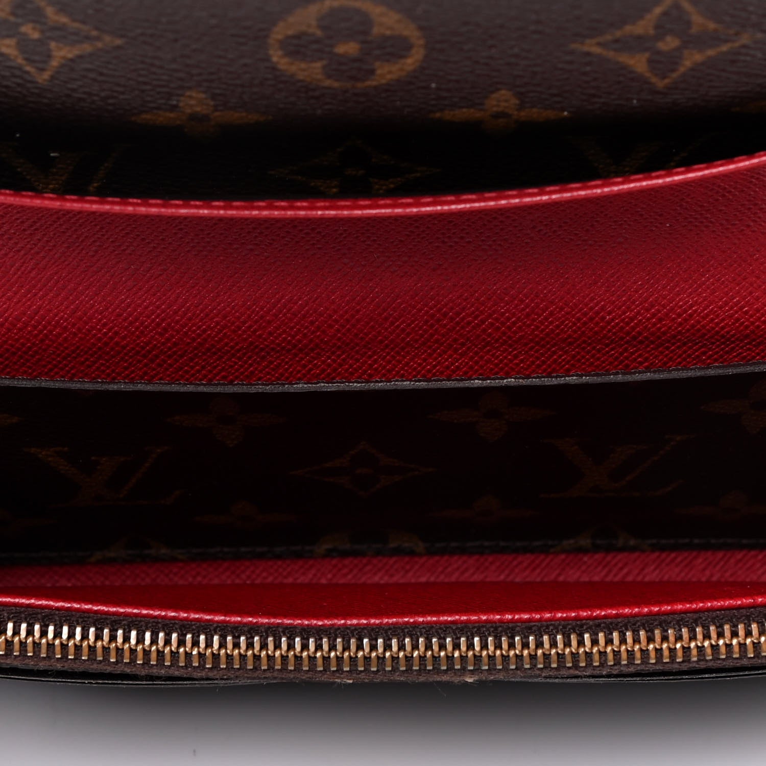 Louis Vuitton Monogram Emilie Wallet Red 4 of 4