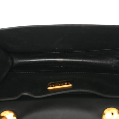 Dolce & Gabbana Smooth Calfskin Small DG Amore Envelope Bag Black 5 of 11
