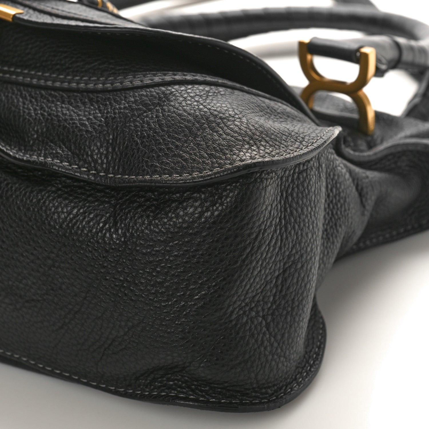 Chloe Calfskin Medium Marcie Satchel Black 8 of 8