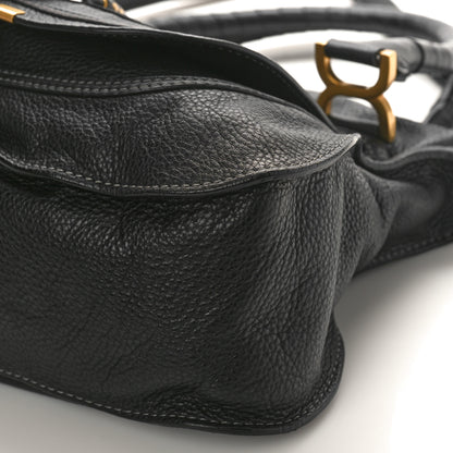 Chloe Calfskin Medium Marcie Satchel Black 8 of 8