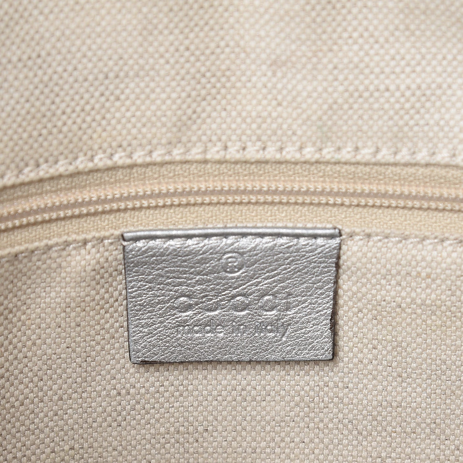 Gucci Guccissima Small D Ring Messenger Silver 6 of 12