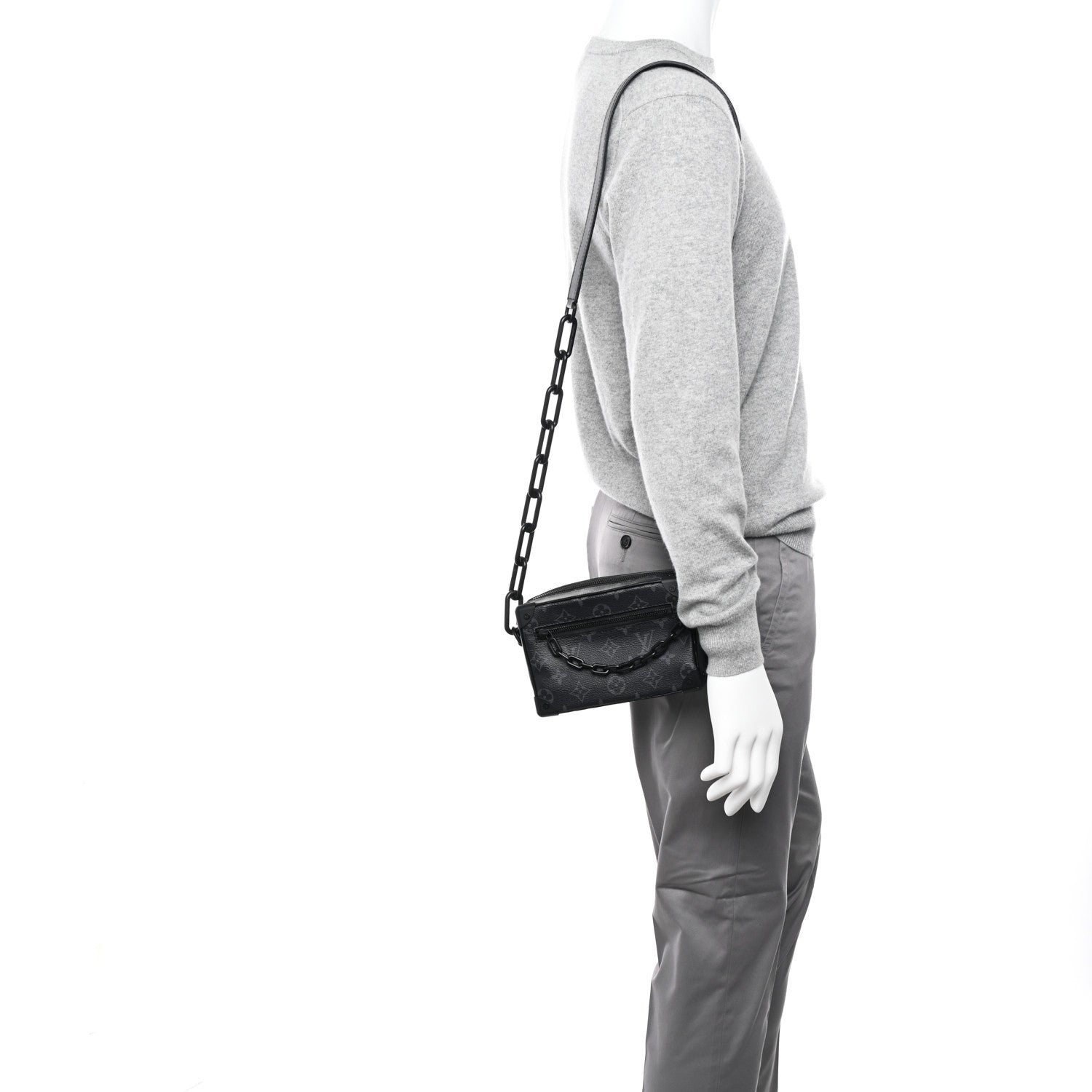 Louis Vuitton Monogram Eclipse Mini Soft Trunk 2 of 11