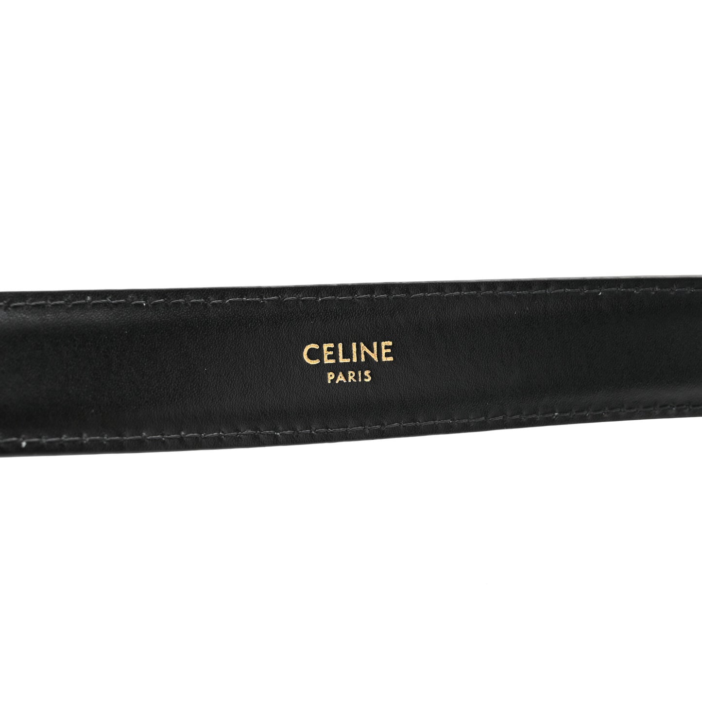 Box Calfskin Medium 25mm Triomphe Belt Black 75 30 Black