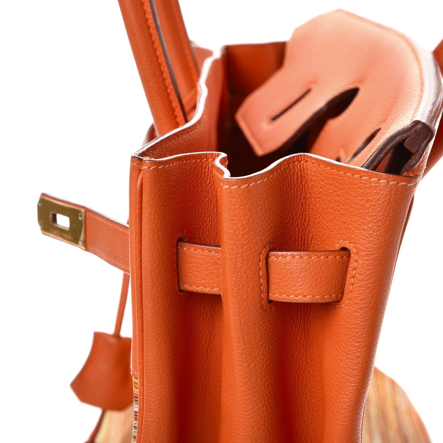 Togo Vibrato Birkin 35 Orange