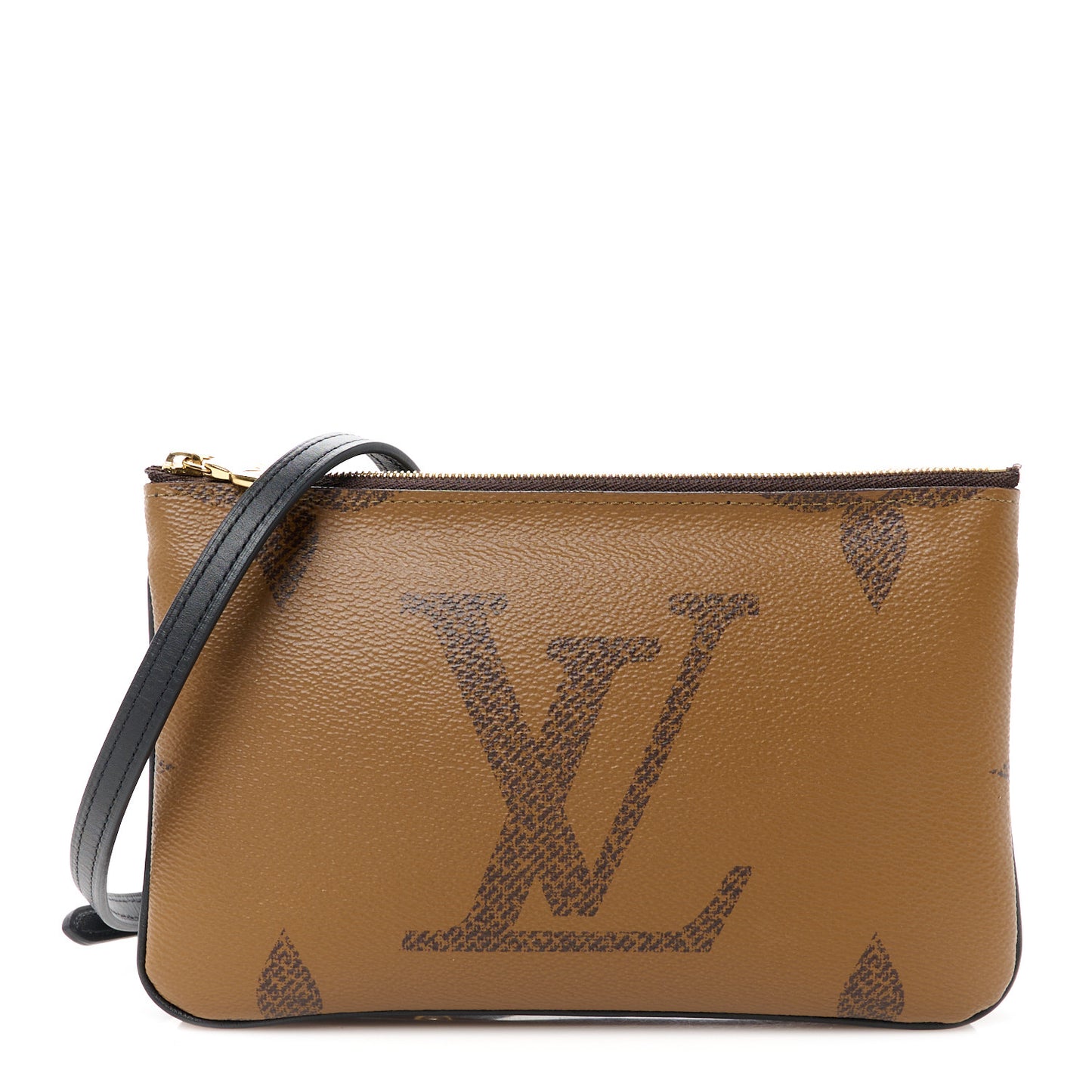 Reverse Monogram Giant Double Zip Pochette