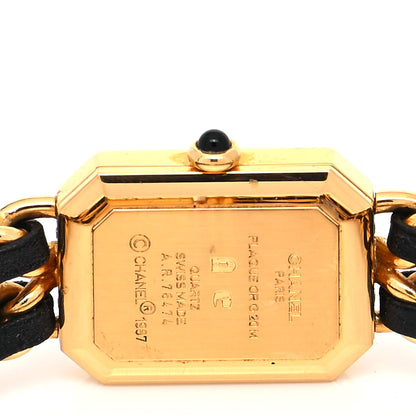 Chanel Stainless Steel Lambskin 20mm Chain Premiere Quartz Watch Gold L 4 of 4