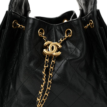 Chanel Caviar Quilted Small Chanel 25 Handbag Black 8 of 10