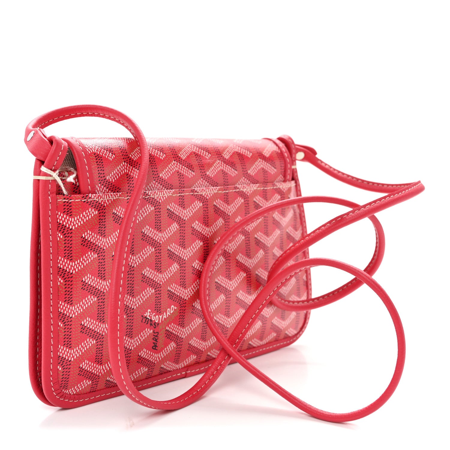 Goyard Goyardine Le Jardin Plumet Wallet Clutch Fuchsia 3 of 10