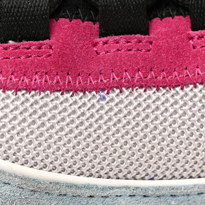 Chanel Fabric Suede CC Sneakers 37 Blue Beige Pink 12 of 21