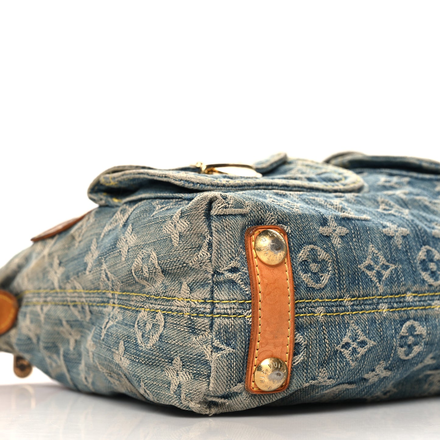 Monogram Denim Baggy PM Blue