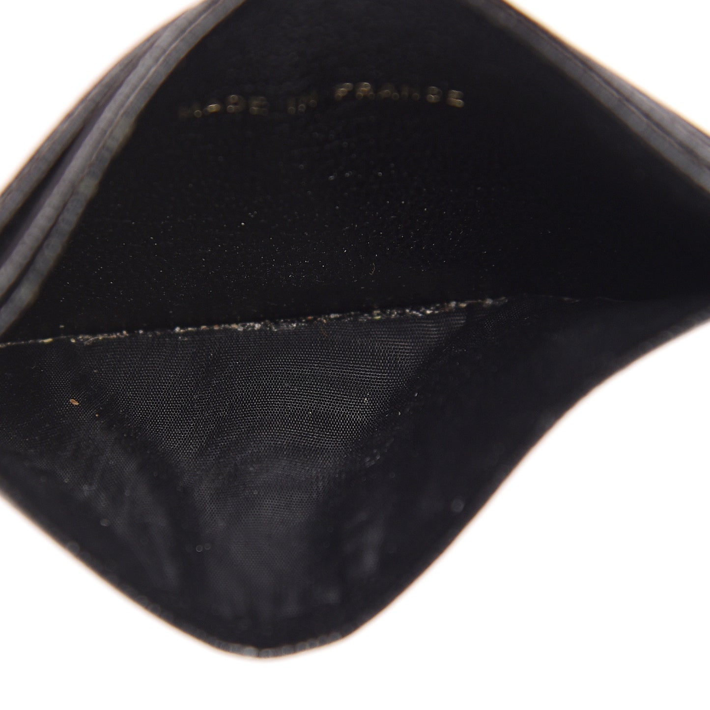 Goatskin CC Card Holder Black