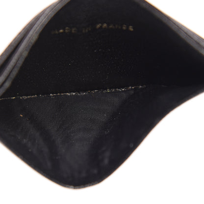 Chanel Goatskin CC Card Holder Black 4 of 8