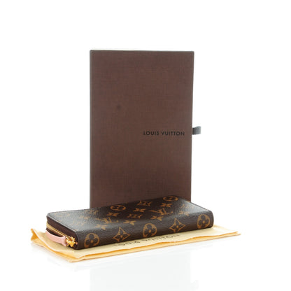 Louis Vuitton Monogram Clemence Wallet Rose Ballerine 4 of 7