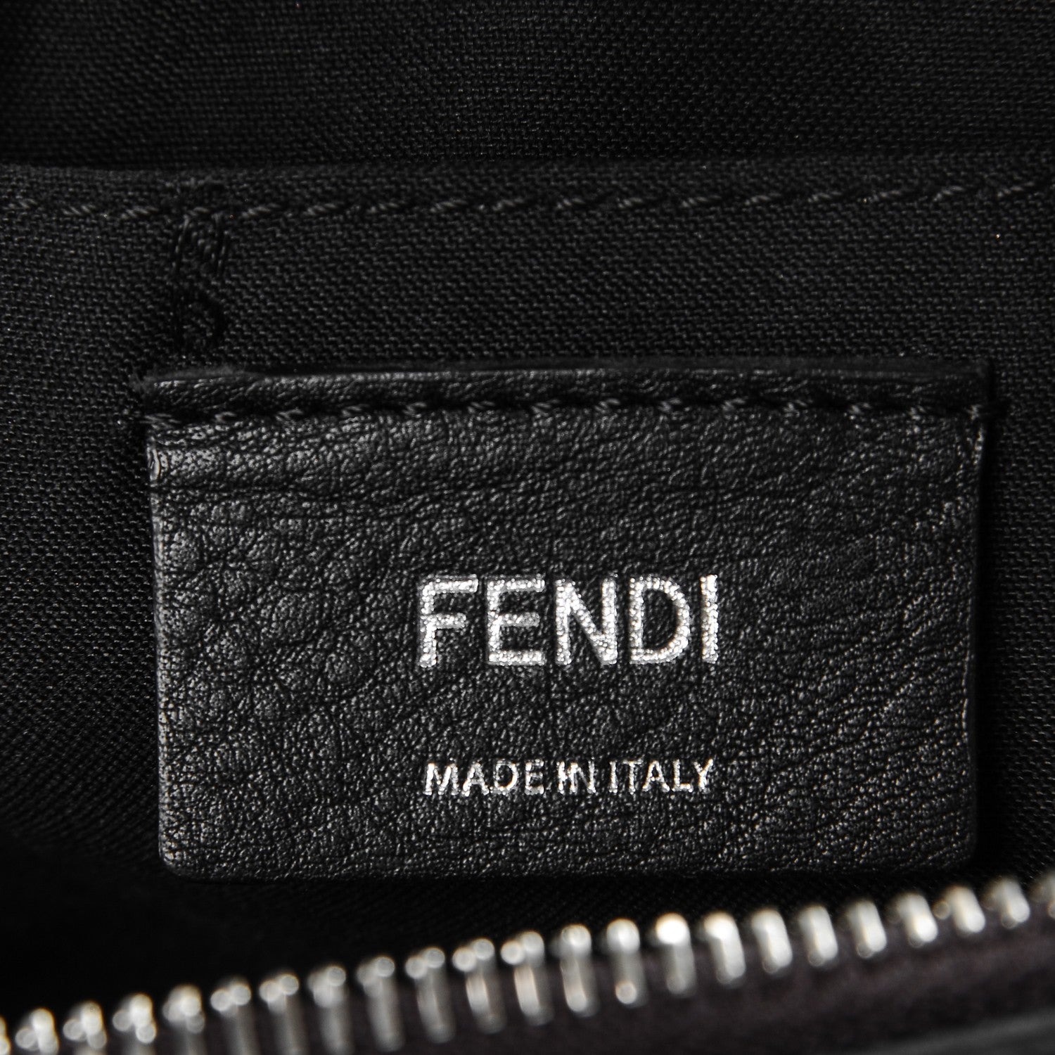 Fendi Vitello Dolce Snakeskin Nappa Croc Tail Flowerland Studded Mini By The Way Boston Bag Black Natural Multicolor 5 of 7