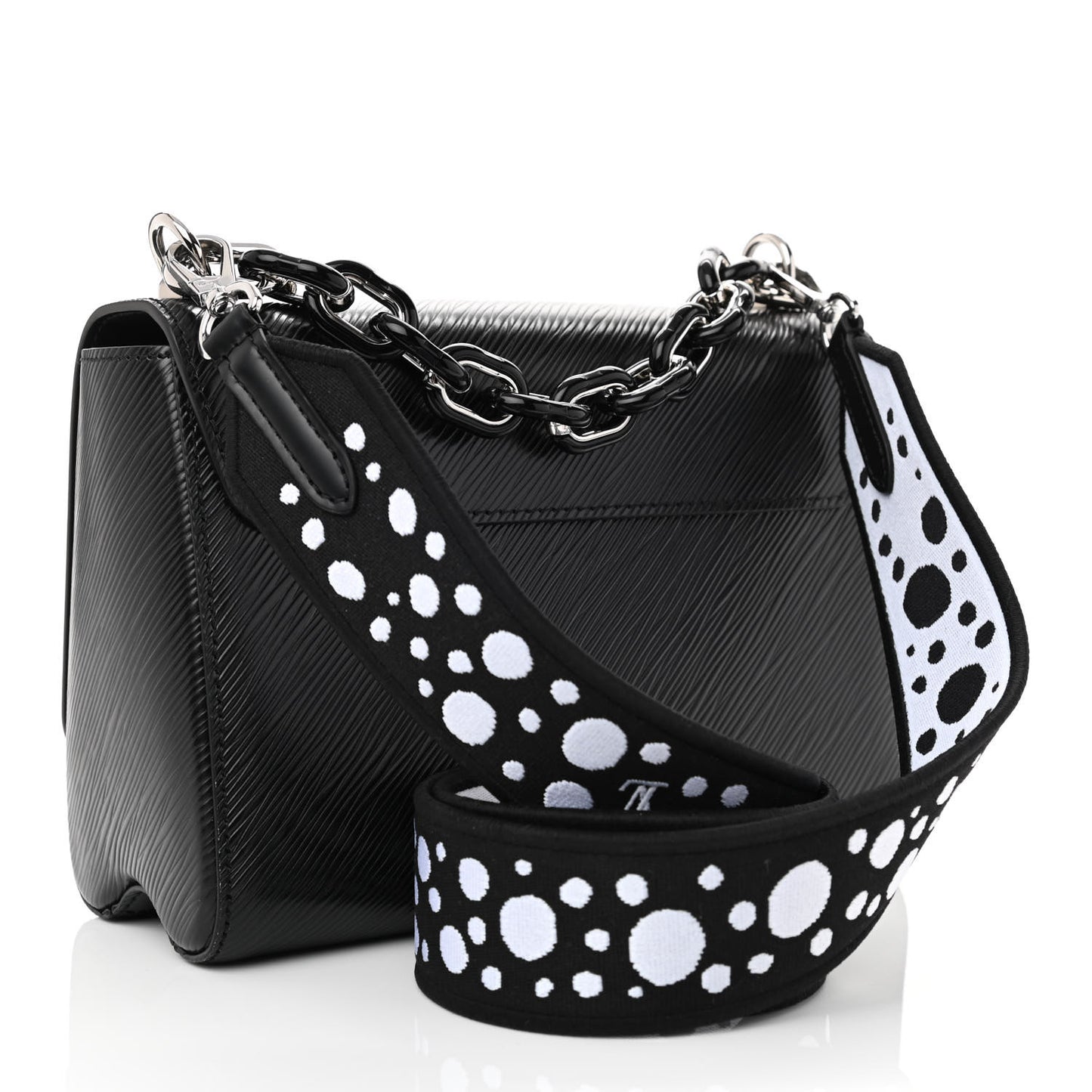 LV x YK Epi Infinity Dots Twist Shoulder Bag MM Black