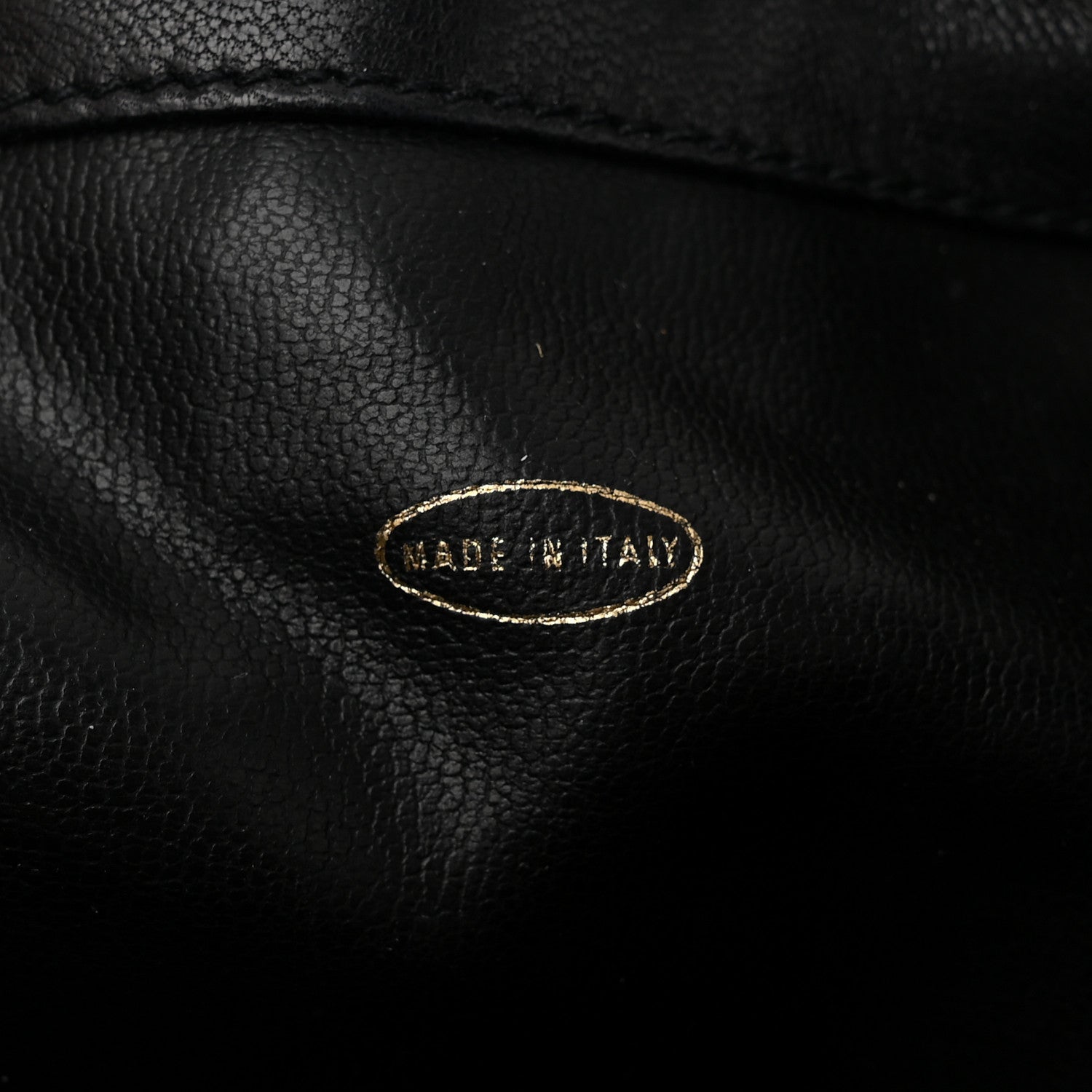 Chanel Lambskin CC Drawstring Bag Black 8 of 13