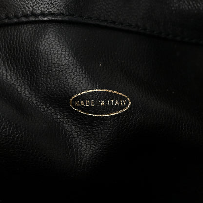 Chanel Lambskin CC Drawstring Bag Black 8 of 13