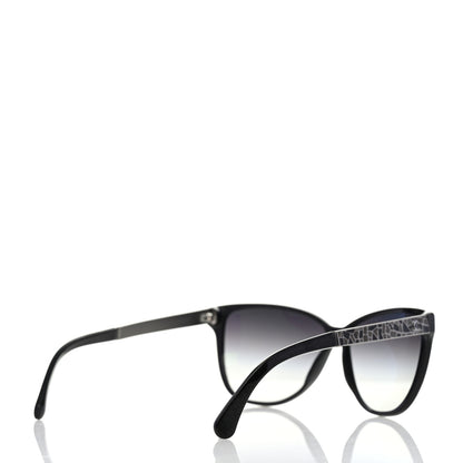 Chanel Mosaic CC Sunglasses 5222 Black Glitter 4 of 8