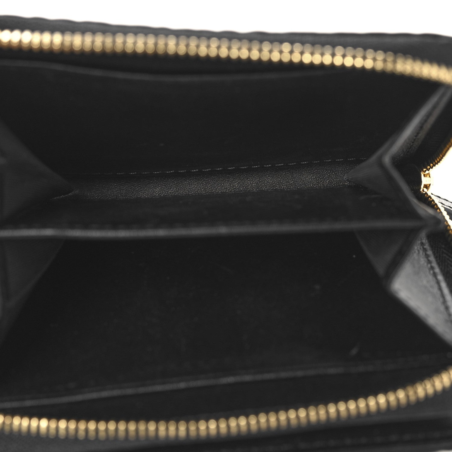 MCM Gradation Visetos Compact Wallet Black Gold 6 of 9