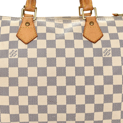 Louis Vuitton Damier Azur Speedy 30 8 of 13