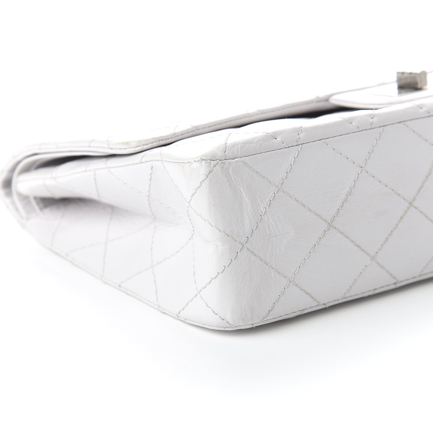 Chanel Aged Calfskin 2.55 Reissue 227 Flap White 6 of 10