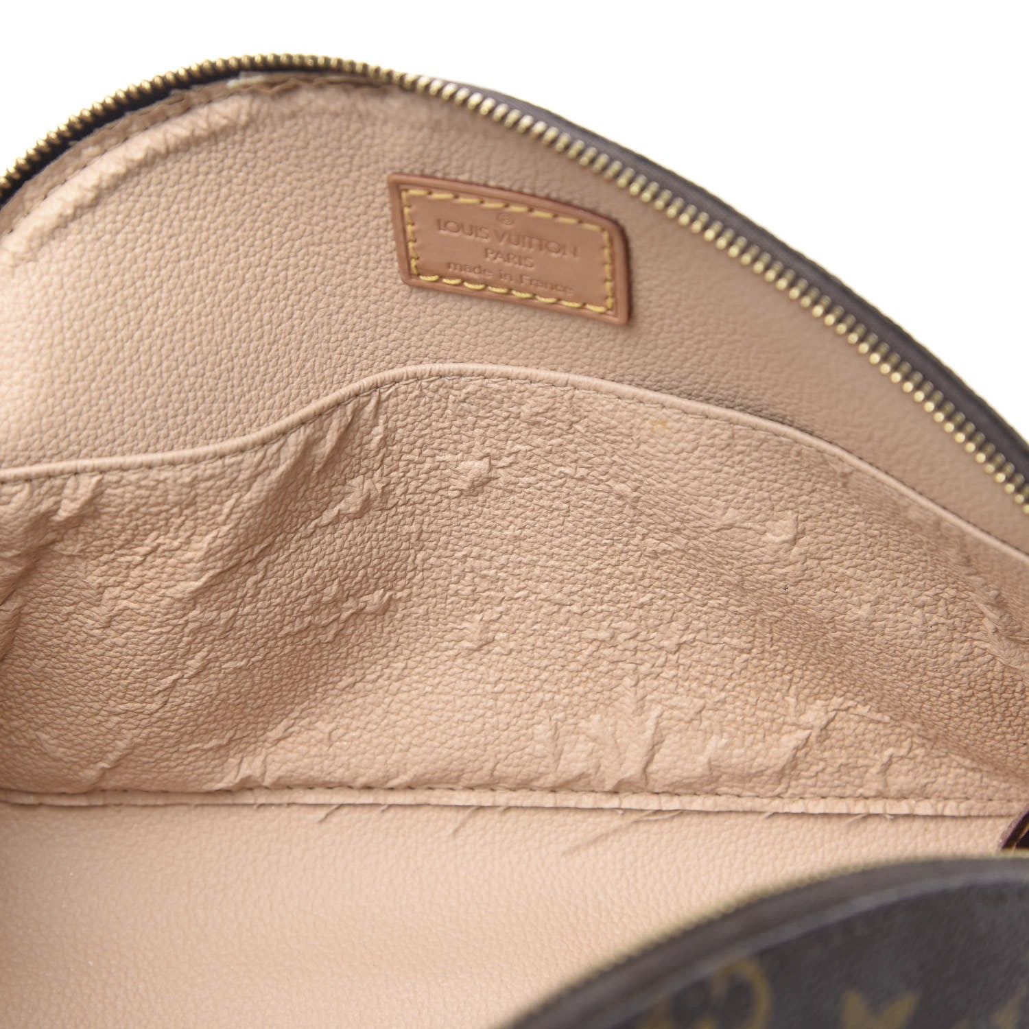 Louis Vuitton Monogram Trousse Demi Ronde 7 of 10