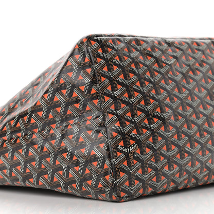 Goyard Goyardine Saint Louis Claire Voie GM Black Orange 5 of 10