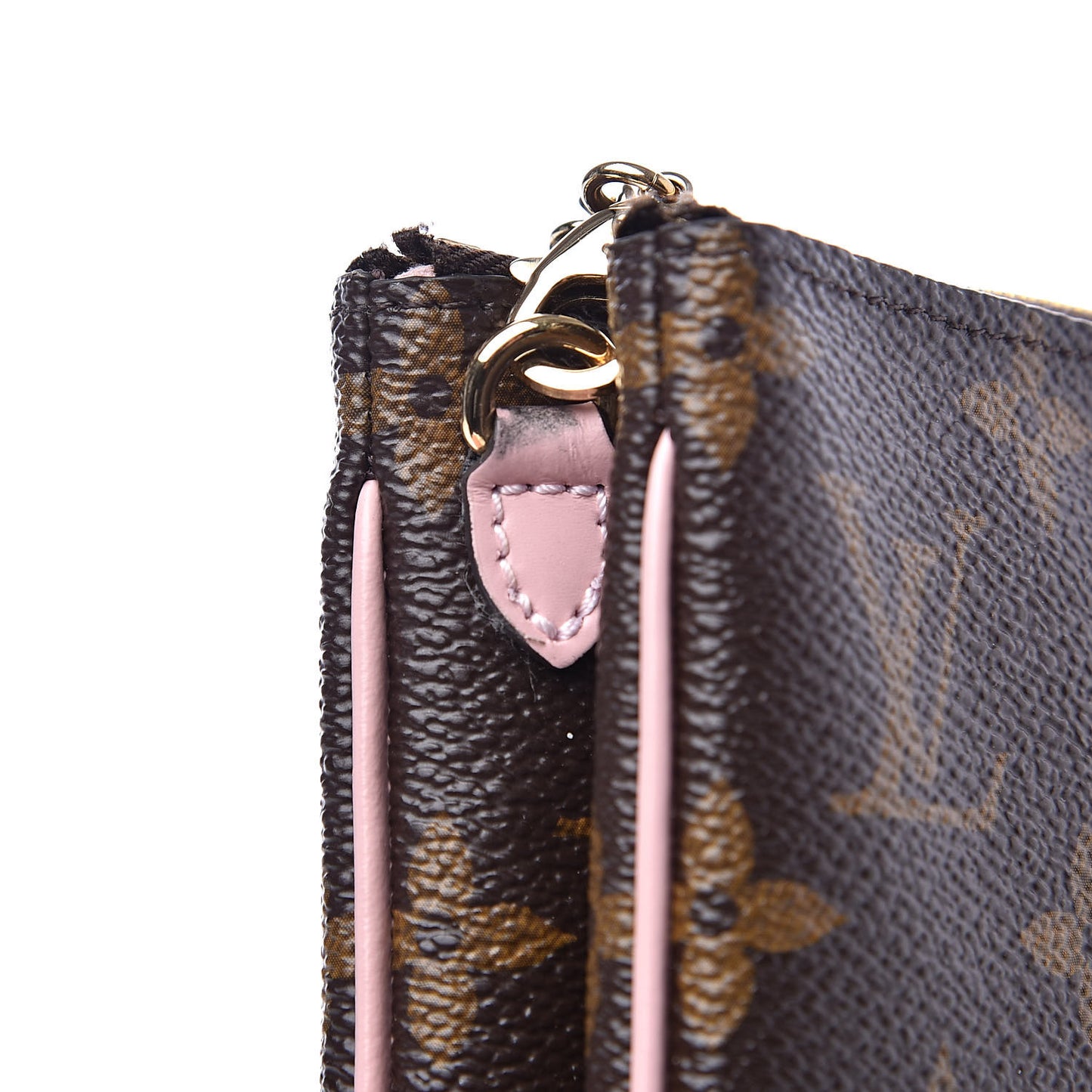 Monogram Blooming Flowers Double Zip Pochette
