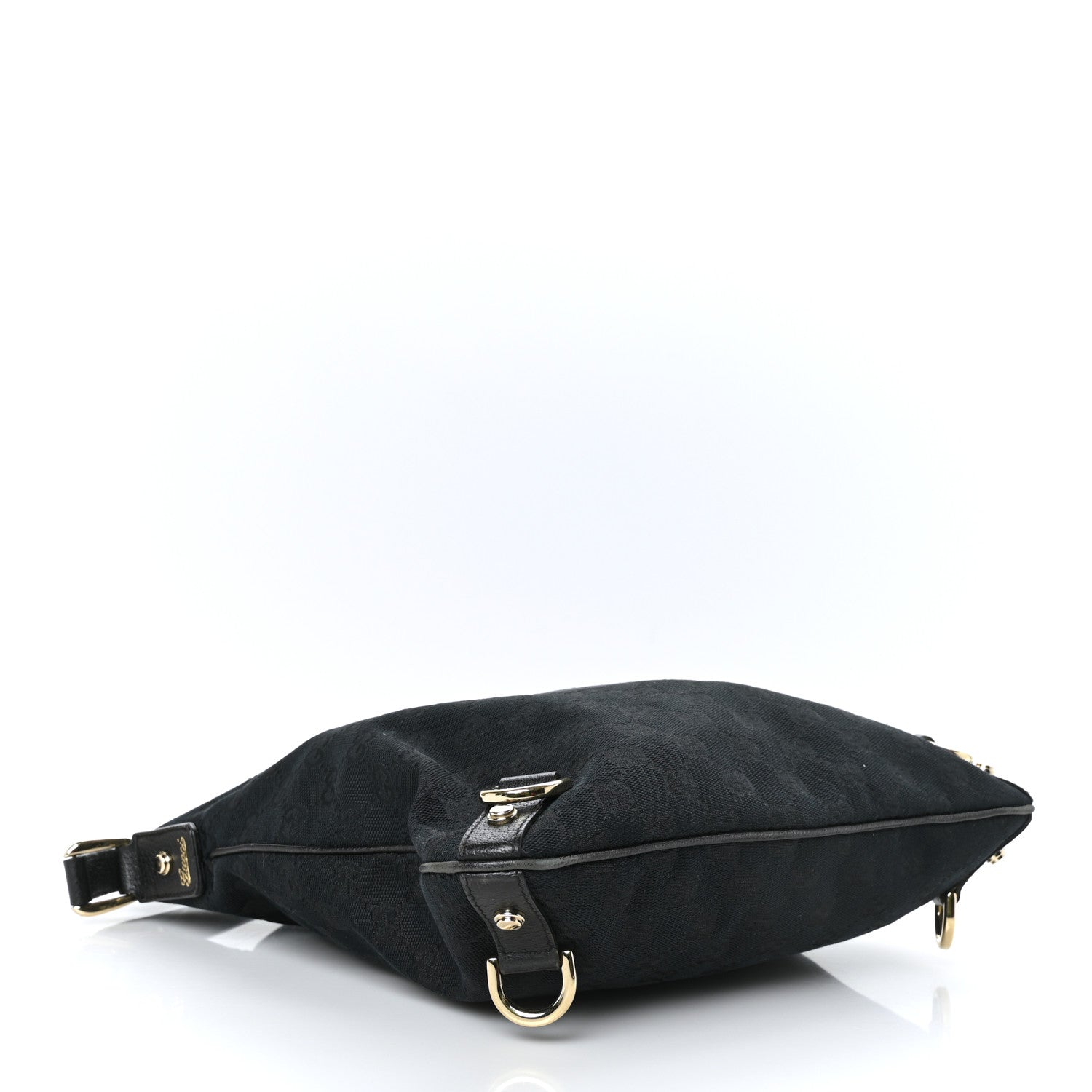 Gucci Monogram Abbey Messenger Bag Black 4 of 10