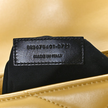 Saint Laurent Calfskin Y Quilted Monogram Toy Loulou Crossbody Bag Sunflower 8 of 12