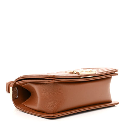 Chanel Caviar Quilted Small Boy Flap Brown 4 of 13