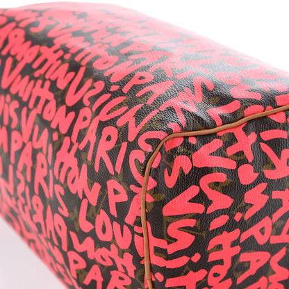 Louis Vuitton Monogram Graffiti Speedy 30 Fuchsia 12 of 19