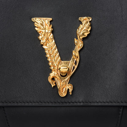 Versace Vitello Virtus First Line Clutch Black 9 of 9