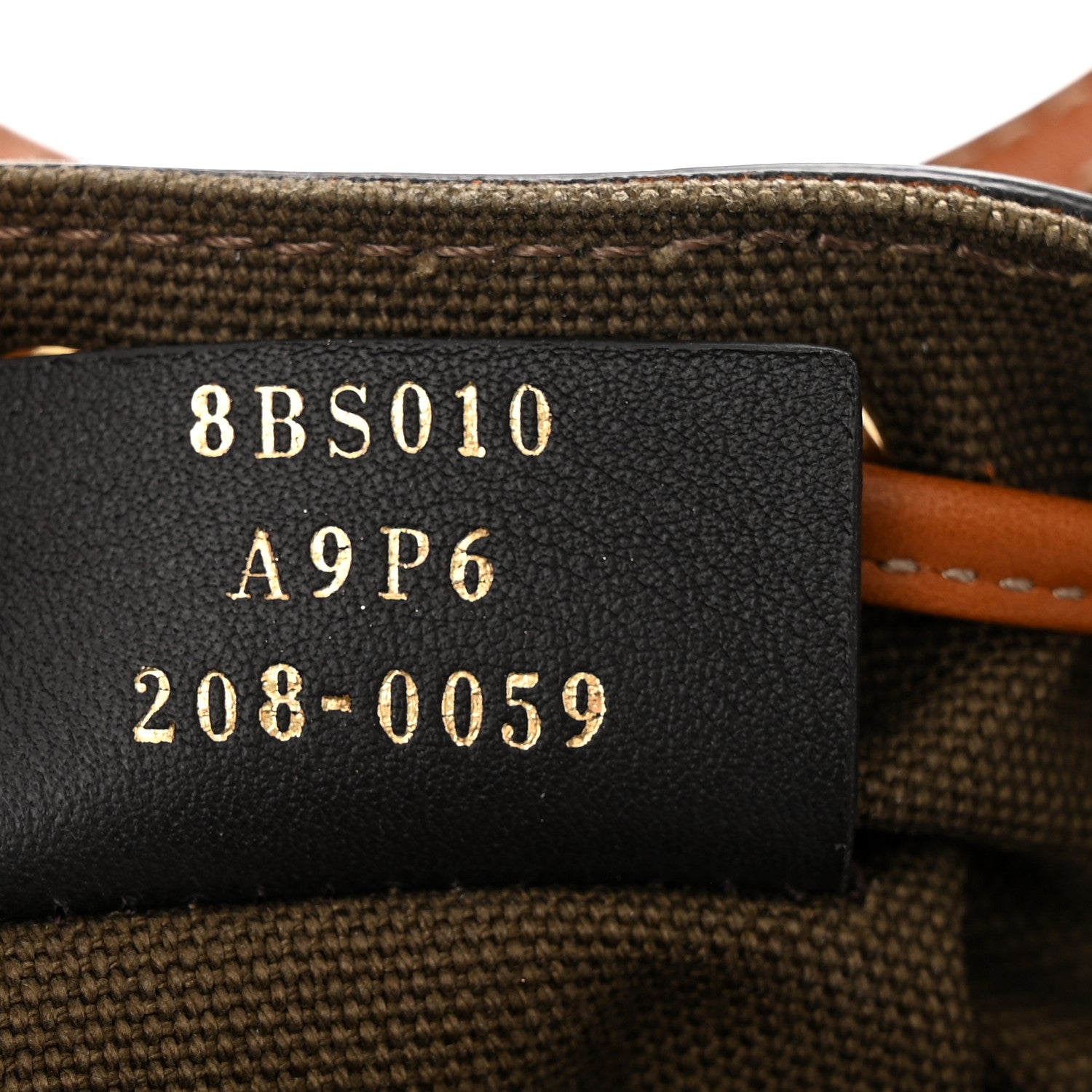 Fendi Canvas Vitello King F is Fendi FF Embroidered Mini Mon Tresor Bucket Bag Amazzonia Cuoio 7 of 10