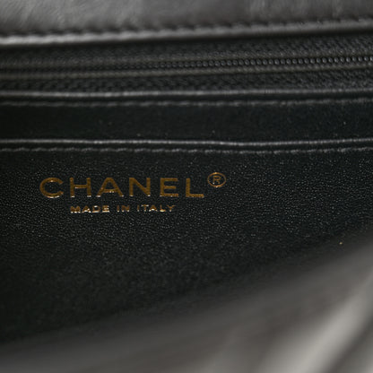 Chanel Aged Calfskin Chevron Quilted 2.55 Reissue Mini Flap Black 6 of 11