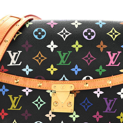 Louis Vuitton Monogram Multicolor Sologne Black 7 of 10