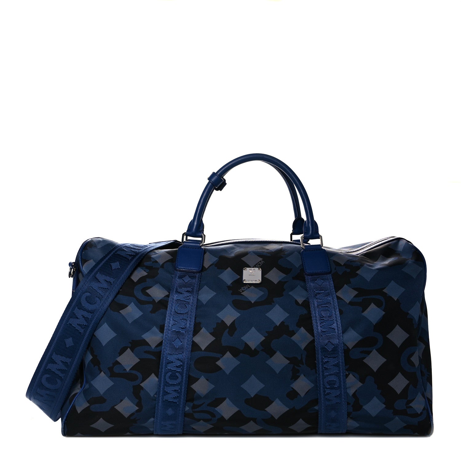 MCM Nylon Camo Dieter Munich Weekender Bag Blue 1 of 28