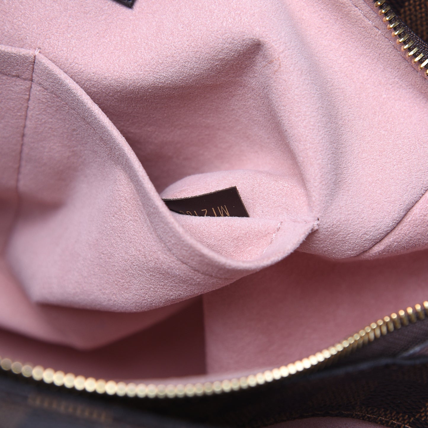 Cuir Taurillon Damier Ebene Normandy Magnolia