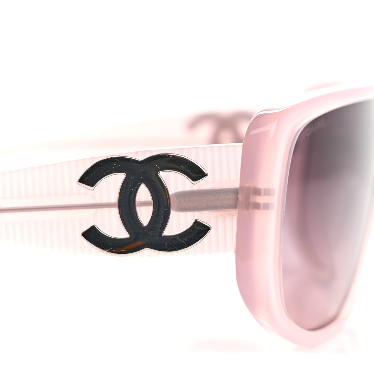Acetate Shield Sunglasses 5495A Light Pink