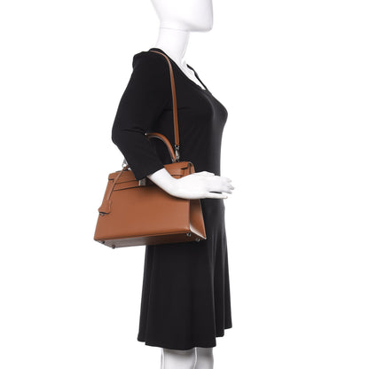 Hermes Veau Monsieur Kelly Sellier 28 Gold 2 of 10