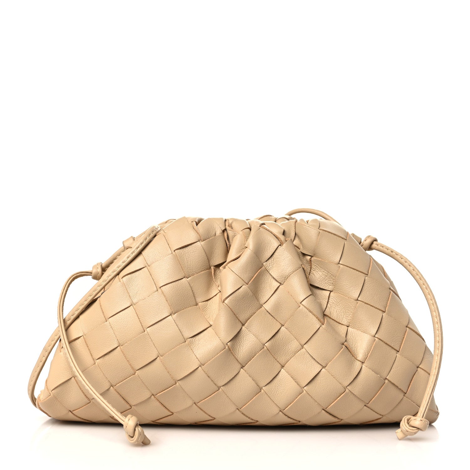Bottega Veneta Nappa Intrecciato The Mini Pouch Porridge 1 of 9