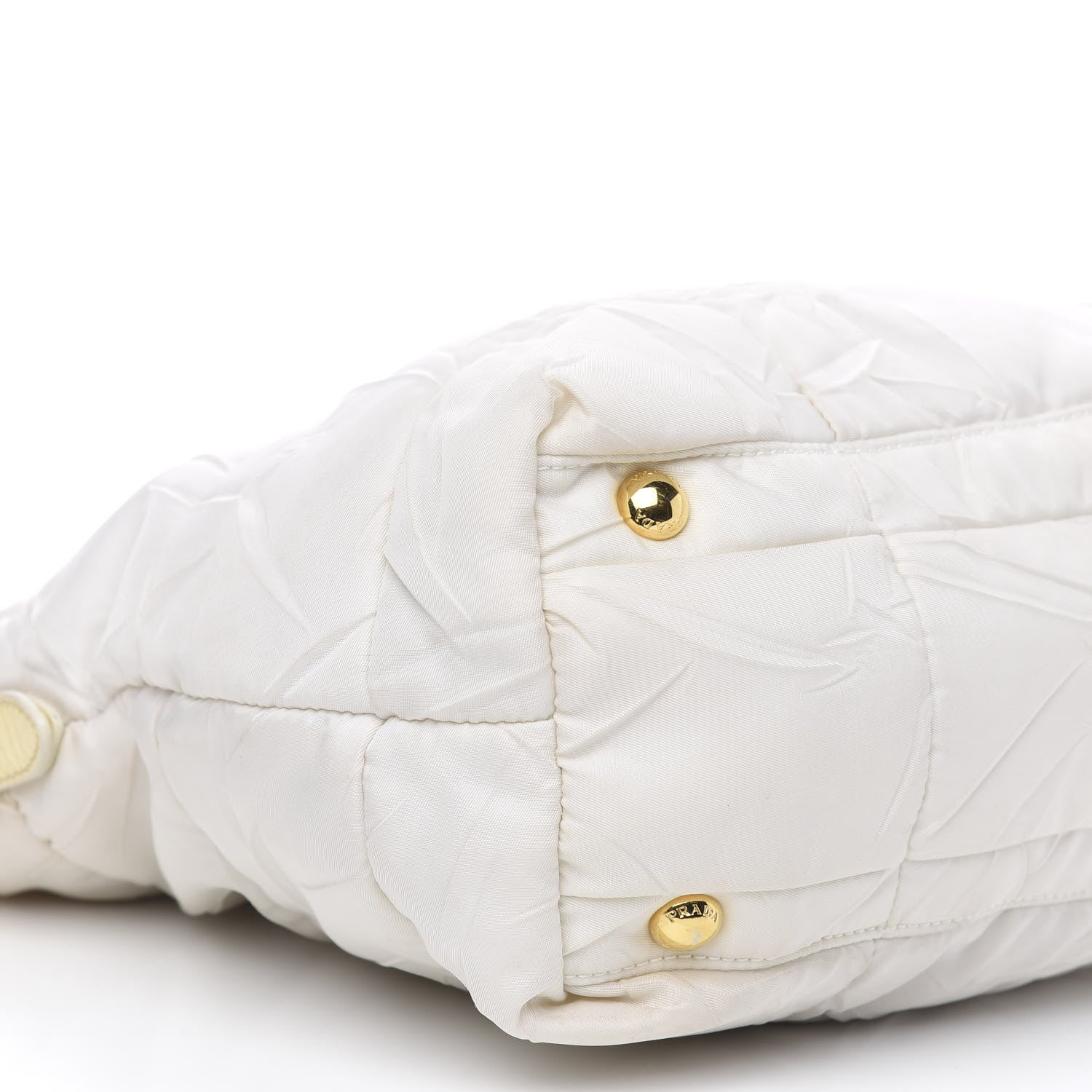 Prada Tessuto Nylon Quilted Bag White 9 of 12