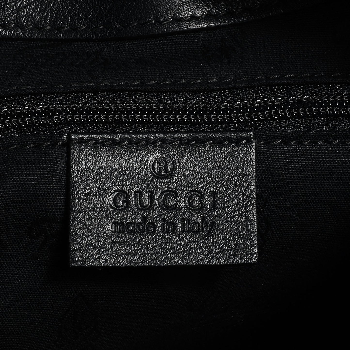 Guccissima New Ladies Web Medium Hobo Black
