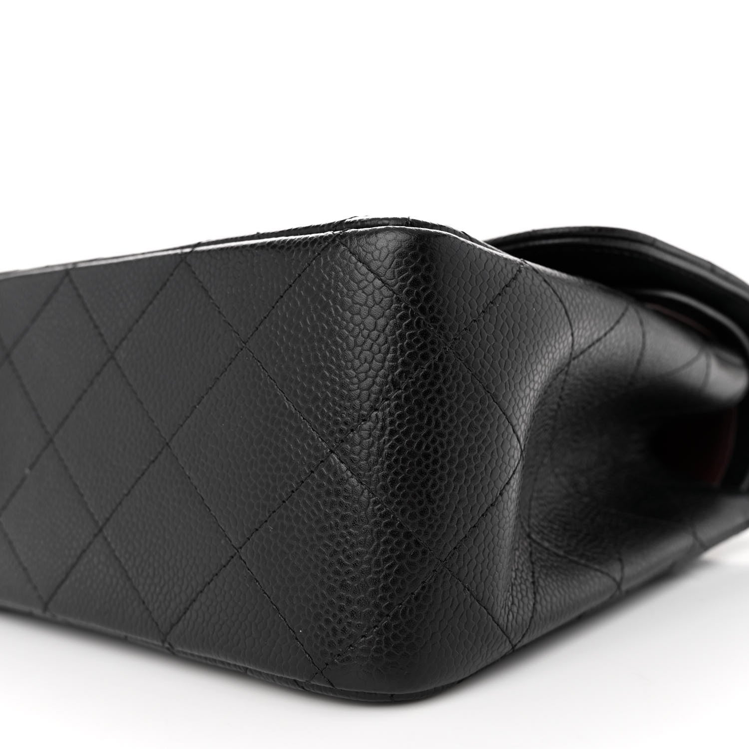 Chanel Caviar Quilted Jumbo Double Flap Black 10 of 11