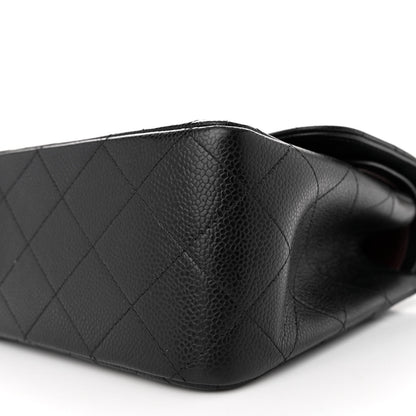 Chanel Caviar Quilted Jumbo Double Flap Black 10 of 11