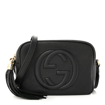 Gucci Pebbled Calfskin Small Soho Disco Bag Black 1 of 17