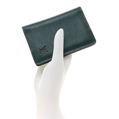 Louis Vuitton Epi Monogram Eclipse Pocket Organizer Deep Green 2 of 6