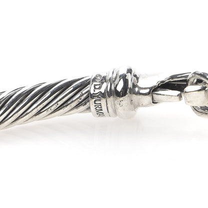 David Yurman Sterling Silver 14K Yellow Gold 5mm Metro Cable Bracelet 6 of 6