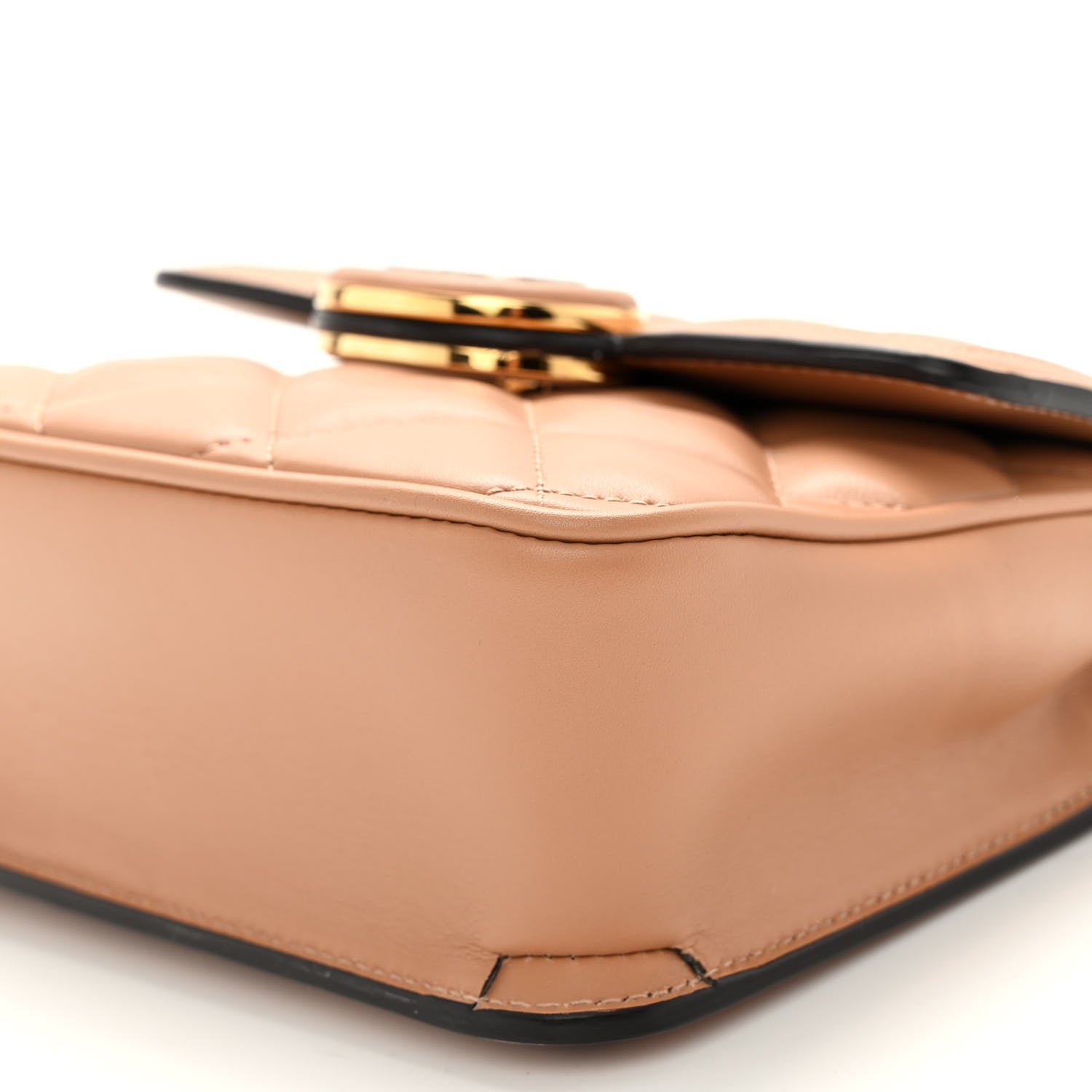 Gucci Calfskin Quilted Mini Deco Shoulder Bag Camelia 9 of 10